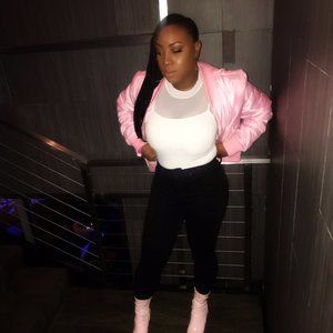Baby Pink Bomber Jacket